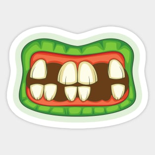 Meet Hal Itosis, the monster mouth. Sticker